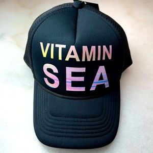 Tiny Trucker Co. Women’s VITAMIN SEA Adult Hat Baseball Cap NWT